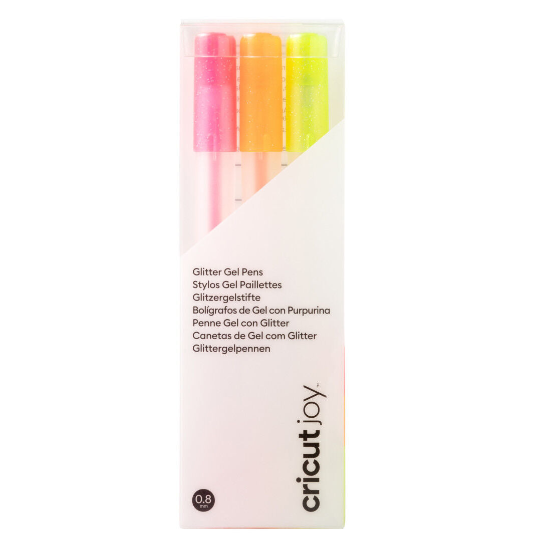 Cricut 2009963 Cricut 3 Glitter Gel Pens (0.8 MM) In Neon Pink; Neon O