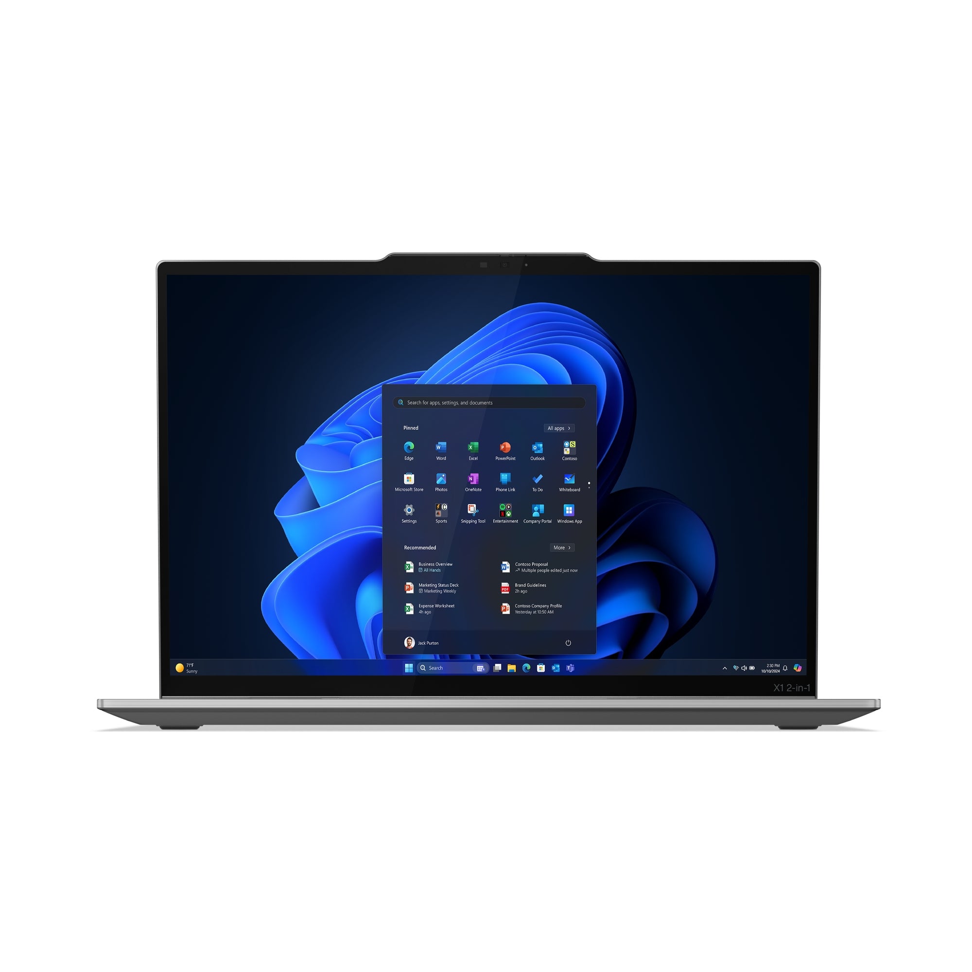 LENOVO X1 2-IN-1 G10 LNL, U7-258V, 32GB BASE DDR5, 1TB SSD M.2 2280...