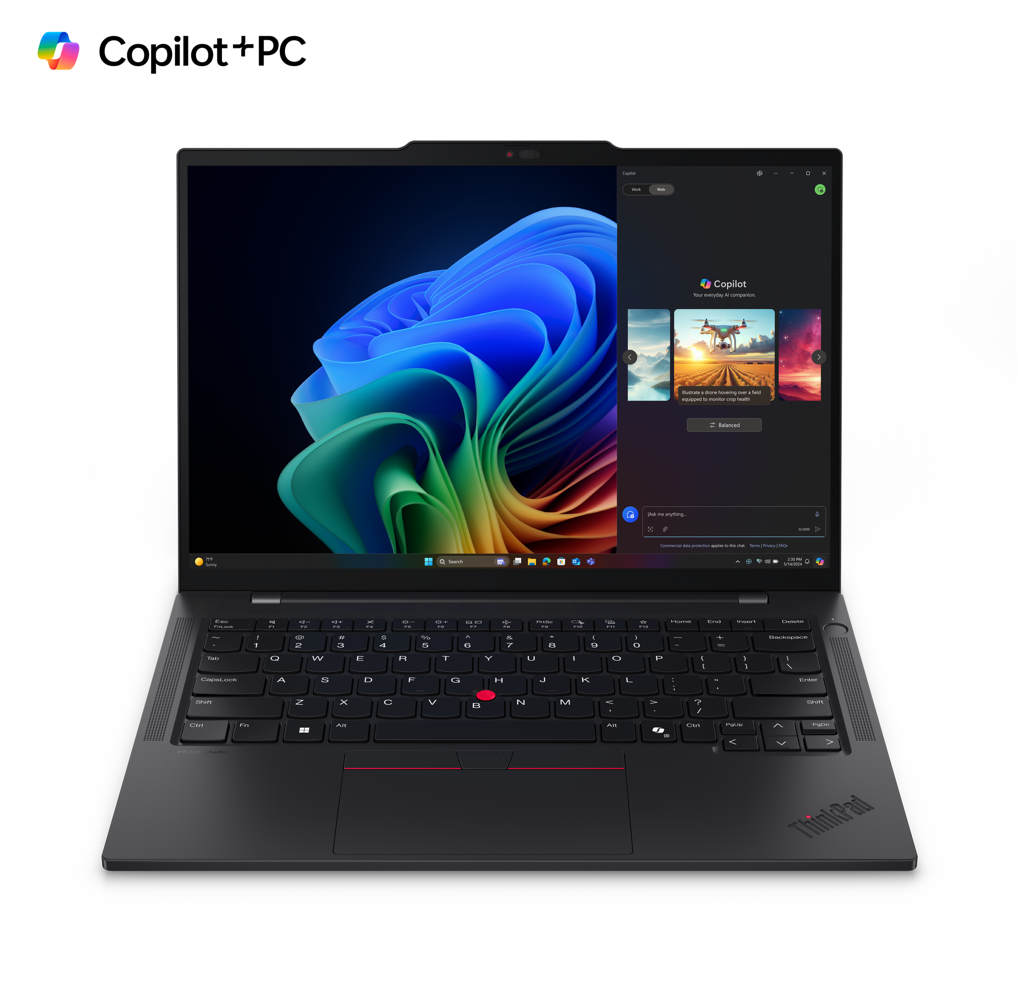 LENOVO T14 LNL U7-258V 32GB DDR5 1TB SSD M.2 2280 TLC G4 INTEGRATED...