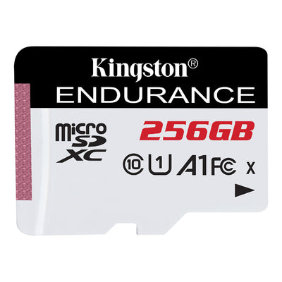 KINGSTON 256GB MICROSDXC ENDURANCE 95R/45W C10 A1 UHS-I CARD ONLY