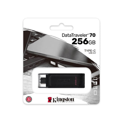 KINGSTON 256GB USB-C 3.2 GEN 1 DATATRAVELER 70