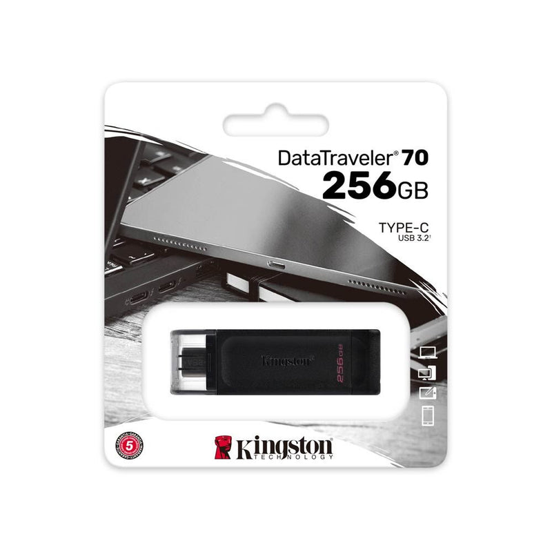 KINGSTON 256GB USB-C 3.2 GEN 1 DATATRAVELER 70