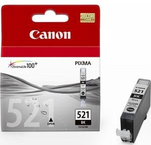 CANON-INK-CLI-521 BK-IP3600/ IP4600/ IP4700/ MP540/ MP550/ MP560/ M...