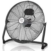 Mellerware Steel Black Hi Velocity 45cm 3 Speed Floor Fan
