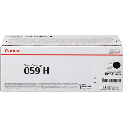 CANON-TONER- CRG 059 H  BK- LBP852CX - YIELD 15 500