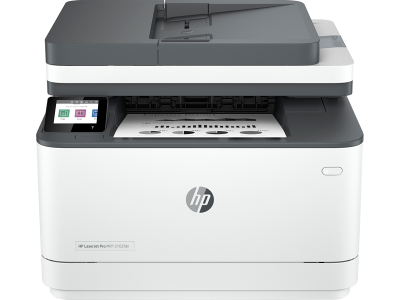 HP LASERJET PRO MFP 3103FDW PRINTER. FUNCTIONS: PRINT, COPY, SCAN, ...