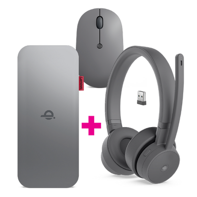 LENOVO GO WIRED ANC HEADSET AND LENOVO GO WIRELESS MOBILE POWER BAN...