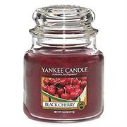 Yankee Candle Black Cherry Medium Jar Retail Box No
