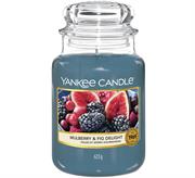 Yankee Candle Mulberry & Fig Large Jar Retail Box No