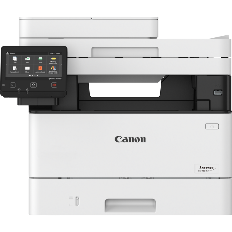 CANON MF455DW LASER TECHNOLOGY MONO MFP PERSONAL OR SMALL WORKGROUP...