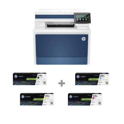 HP COLOUR LASERJET PRO MFP 4303FDW +HP 230A BLACK ORIGINAL LASERJET...