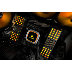 Corsair DOMINATOR® PLATINUM RGB 16GB (2 x 8GB) DDR4 DRAM 3600MHz C16 Memory Kit; 18-19-19-39; 1.35V; Black
