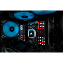 Corsair DOMINATOR® PLATINUM RGB 16GB (2 x 8GB) DDR4 DRAM 3600MHz C16 Memory Kit; 18-19-19-39; 1.35V; Black