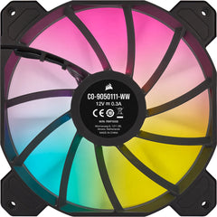 Corsair SP140 RGB ELITE; 140mm RGB LED Fan with AirGuide; Single Pack  - Requires Corsair hub.