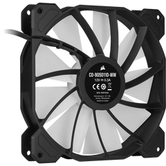Corsair SP140 RGB ELITE; 140mm RGB LED Fan with AirGuide; Single Pack  - Requires Corsair hub.