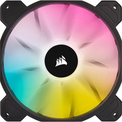 Corsair SP140 RGB ELITE; 140mm RGB LED Fan with AirGuide; Single Pack  - Requires Corsair hub.
