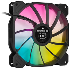 Corsair SP140 RGB ELITE; 140mm RGB LED Fan with AirGuide; Single Pack  - Requires Corsair hub.