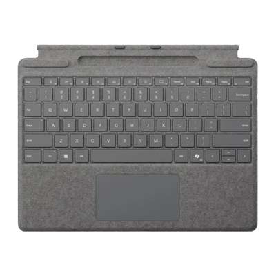 MICROSOFT SURFACE PRO TYPE COVER WITH PEN STORAGE PLATINUM - NO PEN...