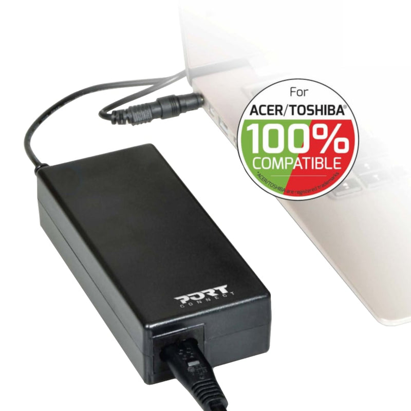 Port 65W Acer & Toshiba AC Adapter