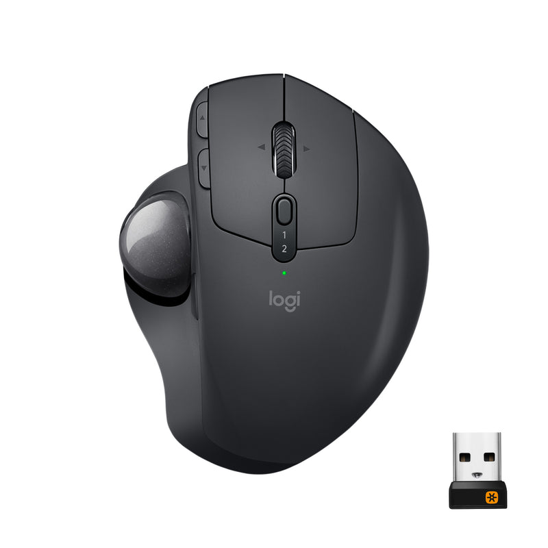 LOGITECH MX ERGO ADVANCED WIRELESS TRACKBALL MOUSE WITH LOGI BOLT A...