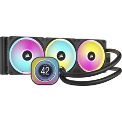 Corsair iCUE LINK H150i LCD Liquid CPU Cooler - QX120 RGB Fans - 360mm Radiator - Fits Intel® LGA 1700; AMD® AM5 - iCUE LINK Sys