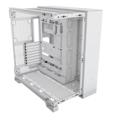 6500D Airflow White Tempered Glass Mid-Tower; 2x 3.5'' |  2x 2.5'' Drive Bays; Up to 360mm Radiator compatible