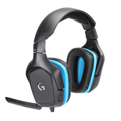 LOGITECH G432 7.1 SURROUND WIRED GAMING HEADSET - BLACK