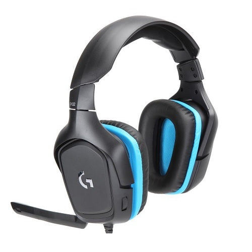 LOGITECH G432 7.1 SURROUND WIRED GAMING HEADSET - BLACK