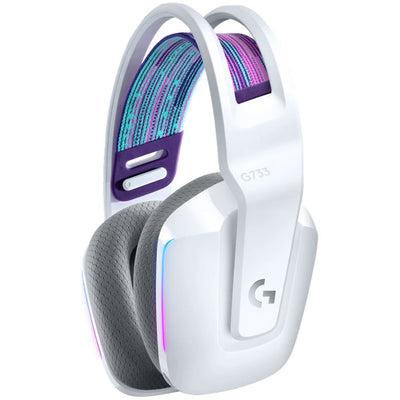LOGITECH G733 WIRELESS LIGHTSPEED RGB GAMING HEADSET - WHITE