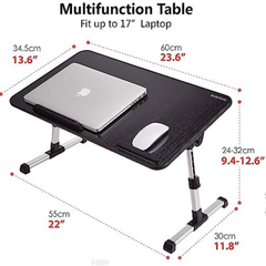 Portable Foldable Laptop Desk With USB Cooling Fan  - Angle Adjustments