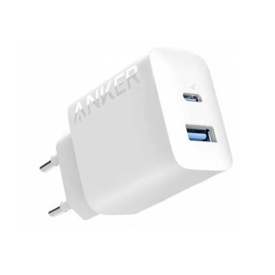 ANKER 312 USB TYPEC 20W PD WALL CHARGER WHITE SUPER FAST CHARGER WI...