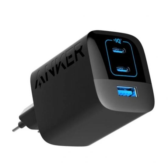 ANKER 336 USB AND 2 TYPEC 67W PD WALL CHARGER BLACK WARRANTY 18 MON...