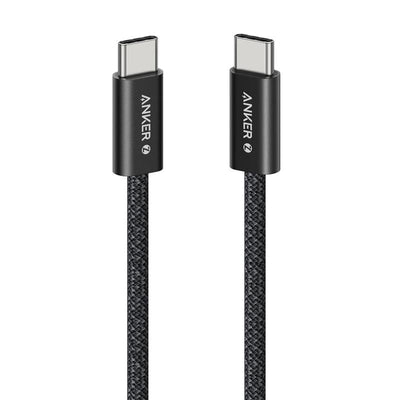 ANKER TYPE C TO TYPE C BRAIDED CABLE 240W 1M BLACK WARRANTY 2 YEAR