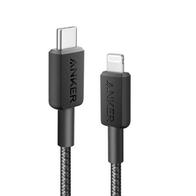ANKER 322 TYPEC MFI BRAIDED CABLE 0.9M BLACK WARRANTY 2 YEAR