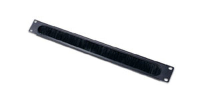 APC 1U CABLE PASS-THRU W/ BRUSH STRIP BLACK