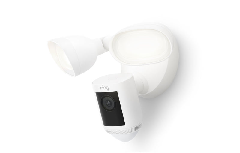 RING  FLOODLIGHT CAM WIRED PRO WHITE