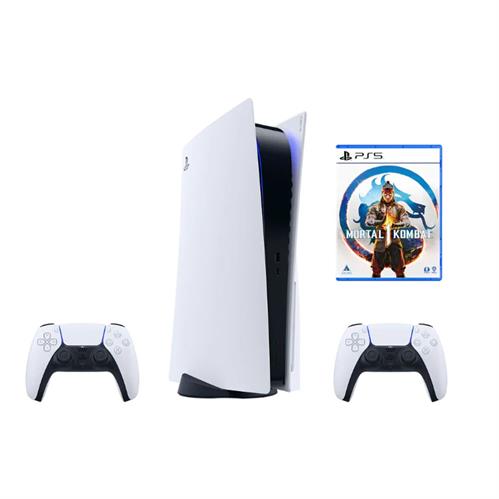 PlayStation 5 Bundle with 2x Dual Sense Controller & Mortal