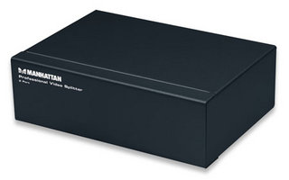 Manhattan VGA Monitor Splitter For 2 Monitor 350MHZ