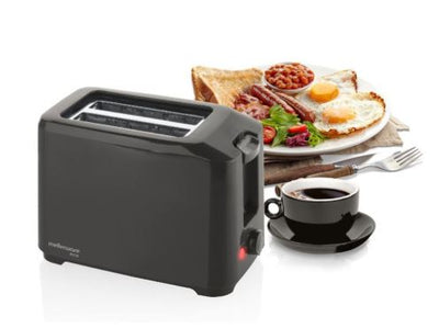 MELLERWARE TOASTER 2 SLICE 700W BLACK