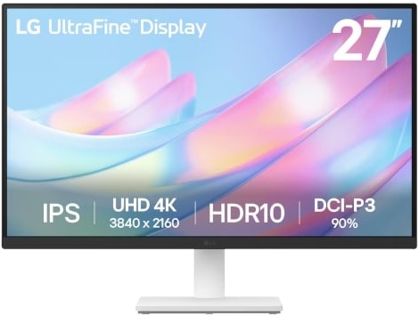 LG UltraFine 27" 4K UHD IPS Monitor - White