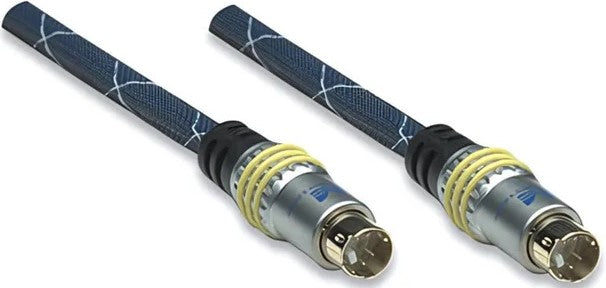 Manhattan 4.8m Blue S-Video 4-Pin Cable