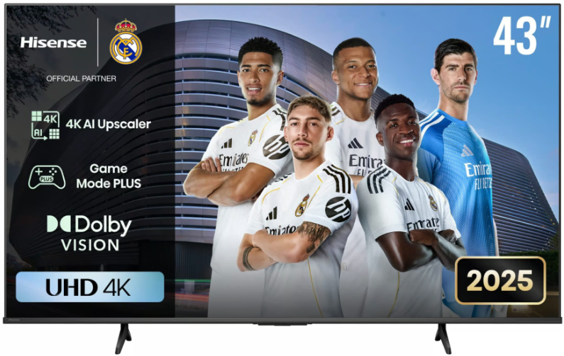 Hisense 43A6Q 43″ UHD 4K VIDAA Smart TV