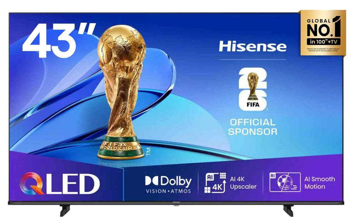 Hisense 43 Inch UHD Qled Smart LED TV