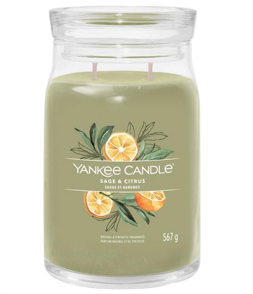 Yankee Candle Signature Collection Sage &amp; Citrus Large Jar