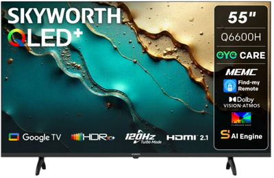 Skyworth 55-Inch QLED Google LED TV
