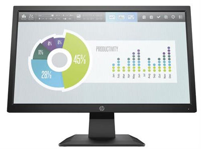 HP 19.5 inch P204v Series HD LED Monitor - Resolution: HD (1600 x 900)