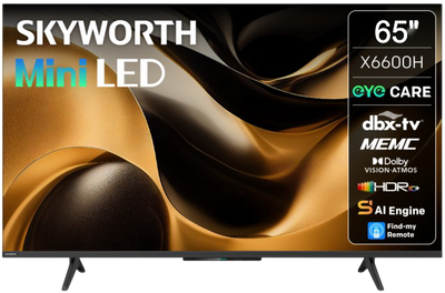 Skyworth 65 Inch 4k UHD MiniLED Google TV
