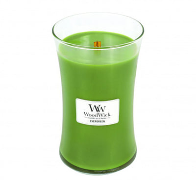 Woodwick Evergreen Large Jar Retail Box No warranty
