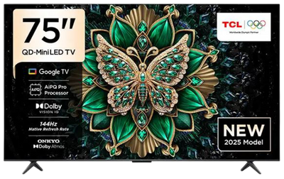 TCL 75 Inch QD Mini LED 4K Google TV