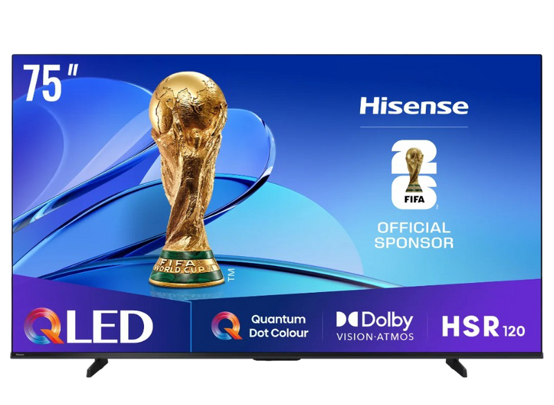 Hisense 75 Inch QLED 144Hz Smart LED TV